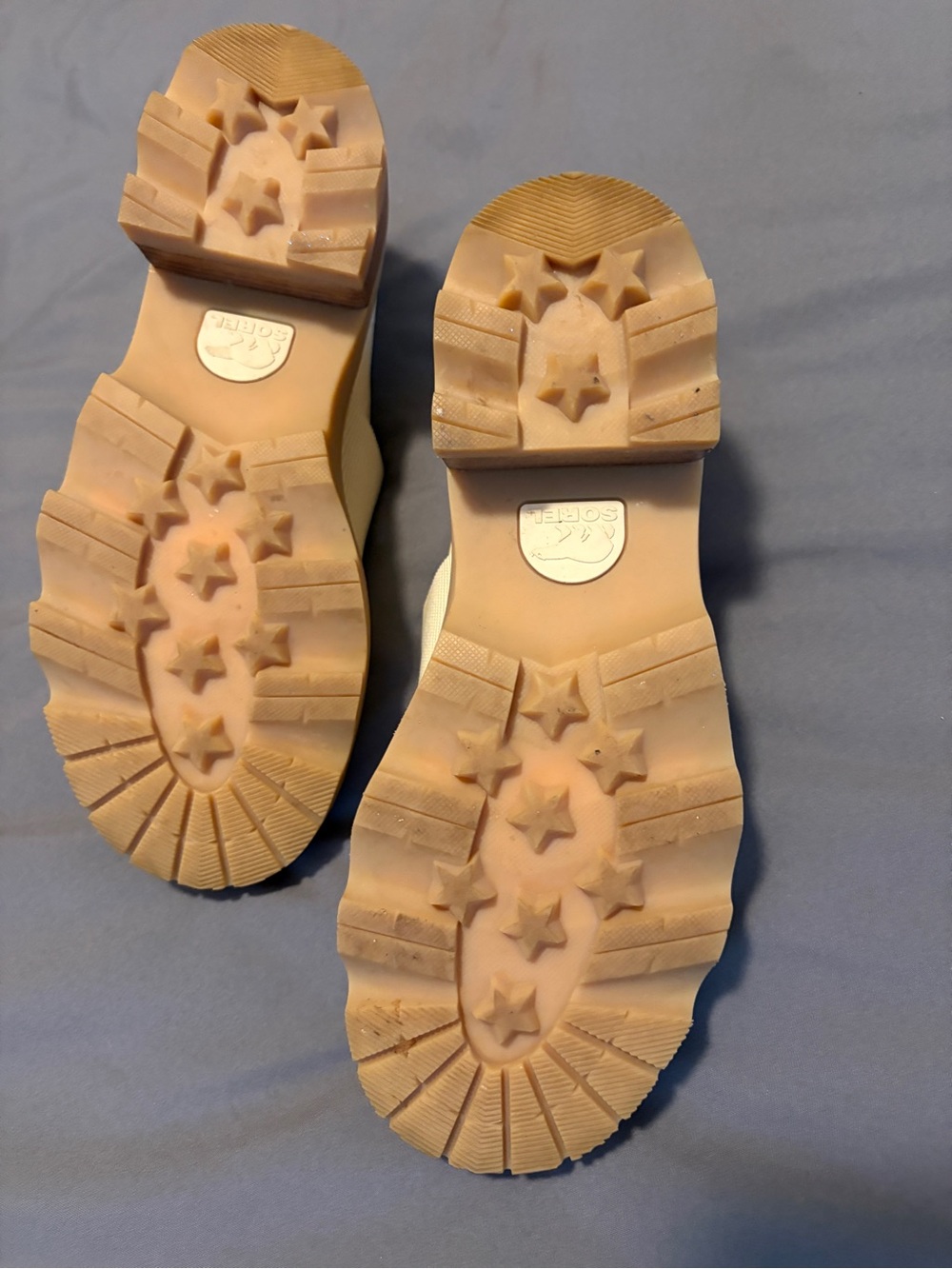 Sorel Cream Leather Slip-On Loafers - Picture 5 of 6